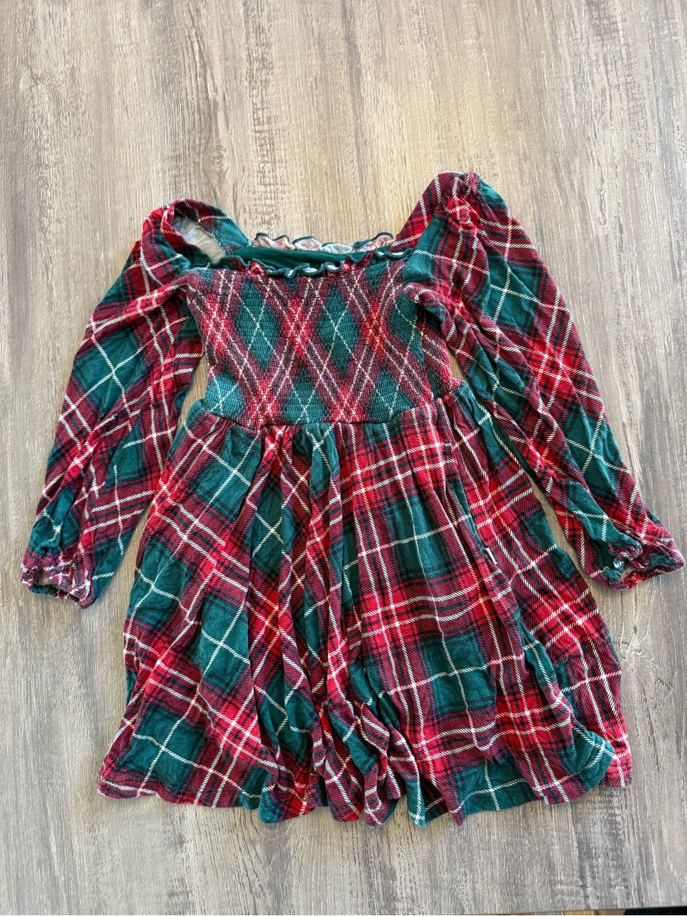 Little Sleepies Fireside Plaid Dress